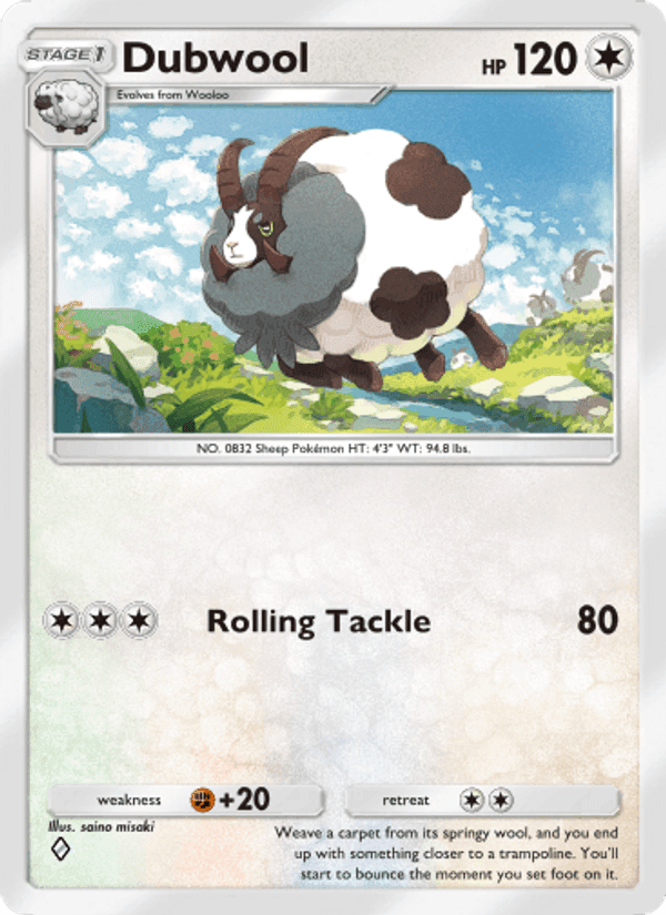 Carta Pokémon Dubwool 215