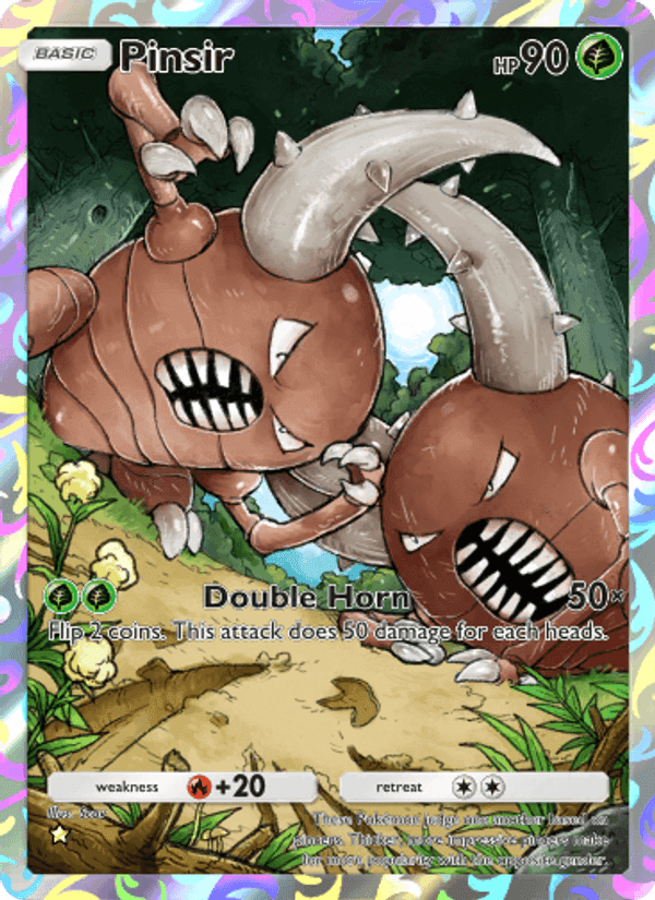 Carta Pokémon Pinsir 229