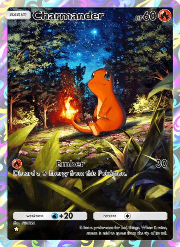 Carta Pokémon Charmander 230