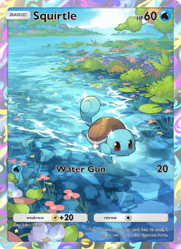Carta Pokémon Squirtle 232
