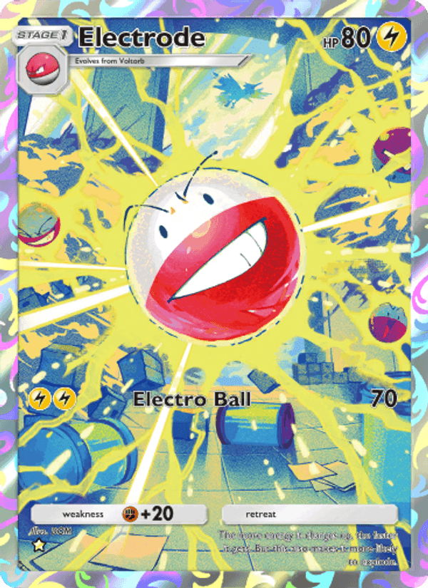 Carta Pokémon Electrode 235