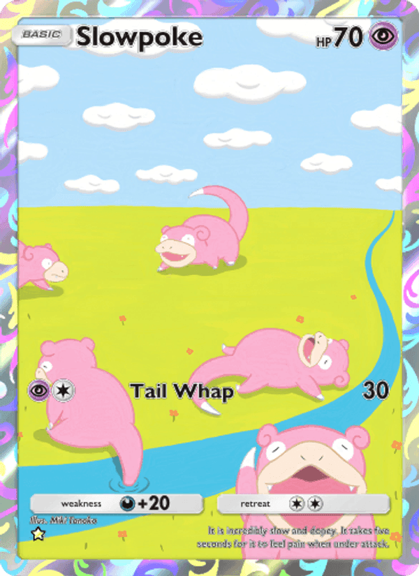 Carta Pokémon Slowpoke 237