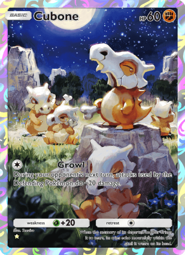 Carta Pokémon Cubone 239