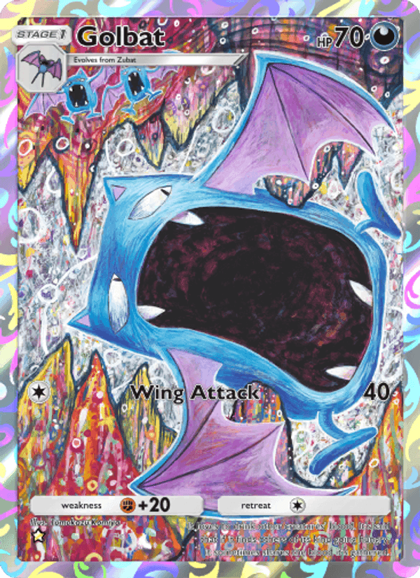 Carta Pokémon Golbat 242