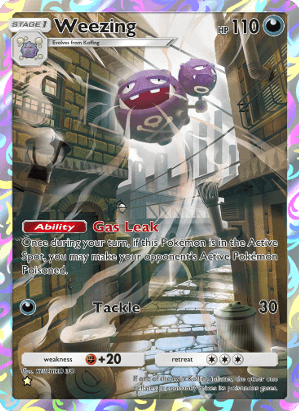 Carta Pokémon Weezing 243
