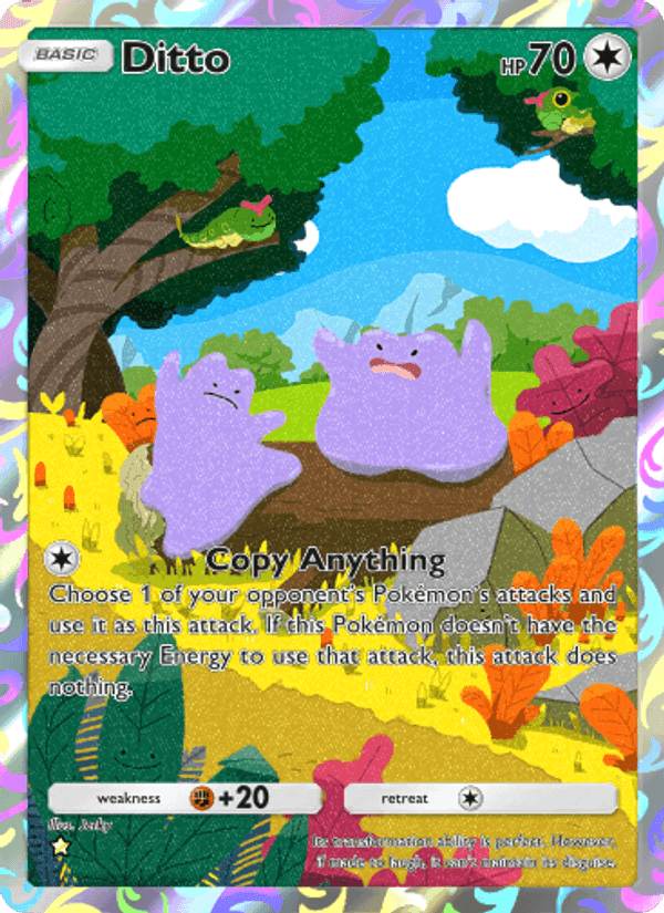 Carta Pokémon Ditto 247