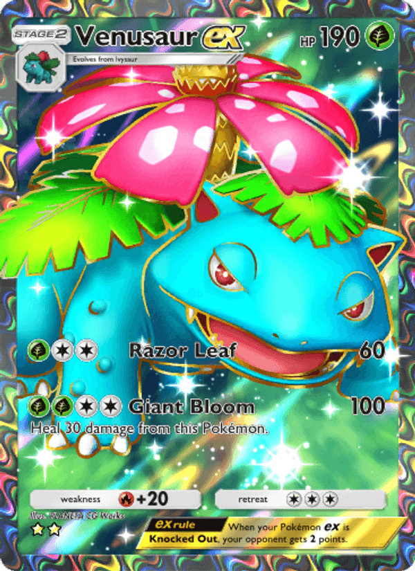 Carta Pokémon Venusaur ex 251
