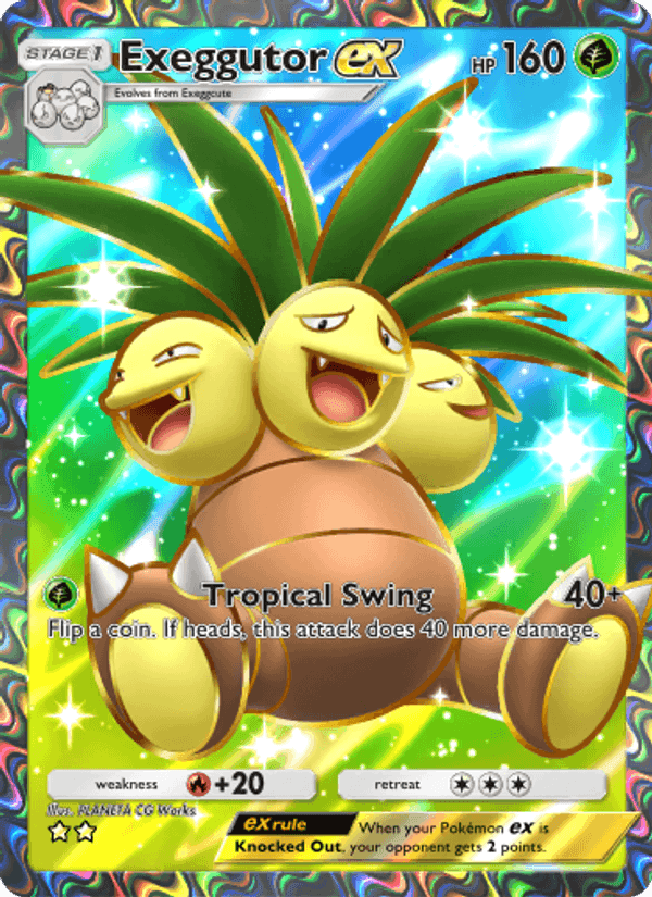 Carta Pokémon Exeggutor ex 252 de A1