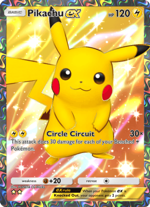Carta Pokémon Pikachu ex 259