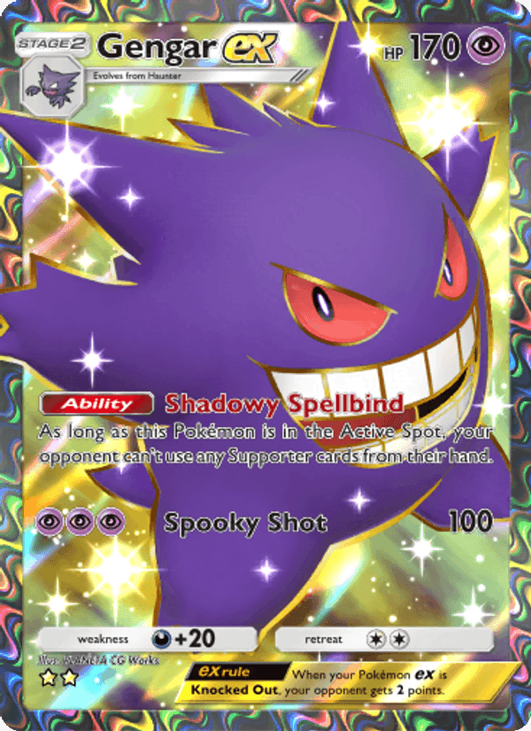 Carta Pokémon Gengar ex 261