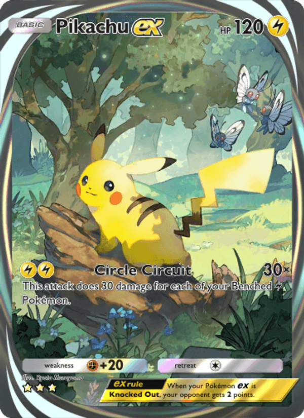 Carta Pokémon Pikachu ex 281