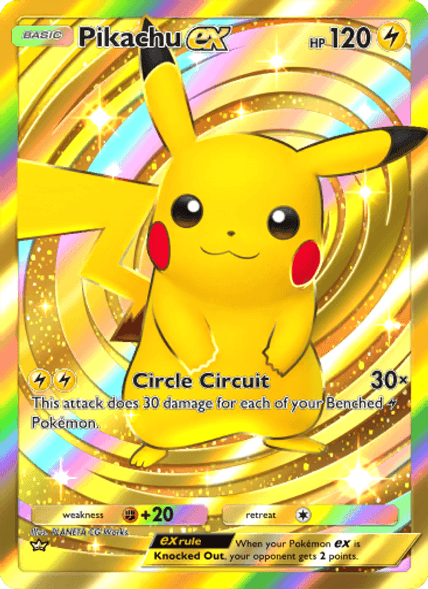 Carta Pokémon Pikachu ex 285