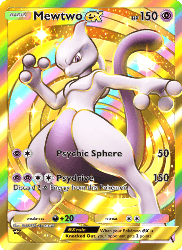 Carta Pokémon Mewtwo ex 286