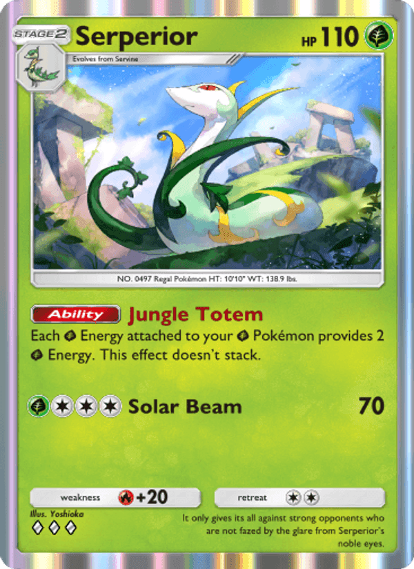 Carta Pokémon Serperior 006