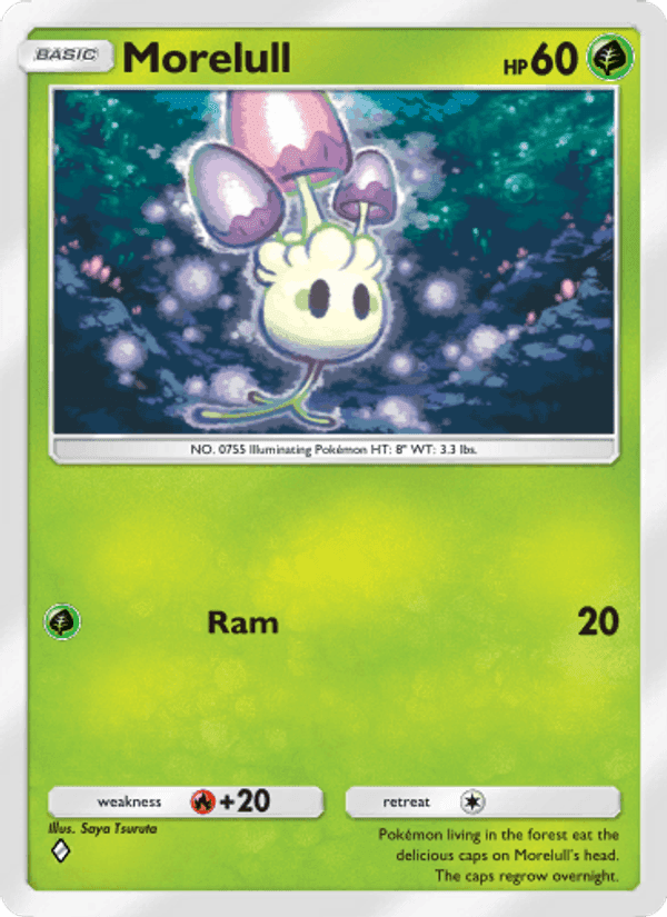 Carta Pokémon Morelull 007