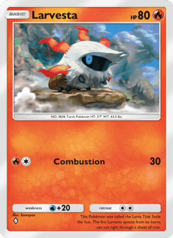 Carta Pokémon Larvesta 013