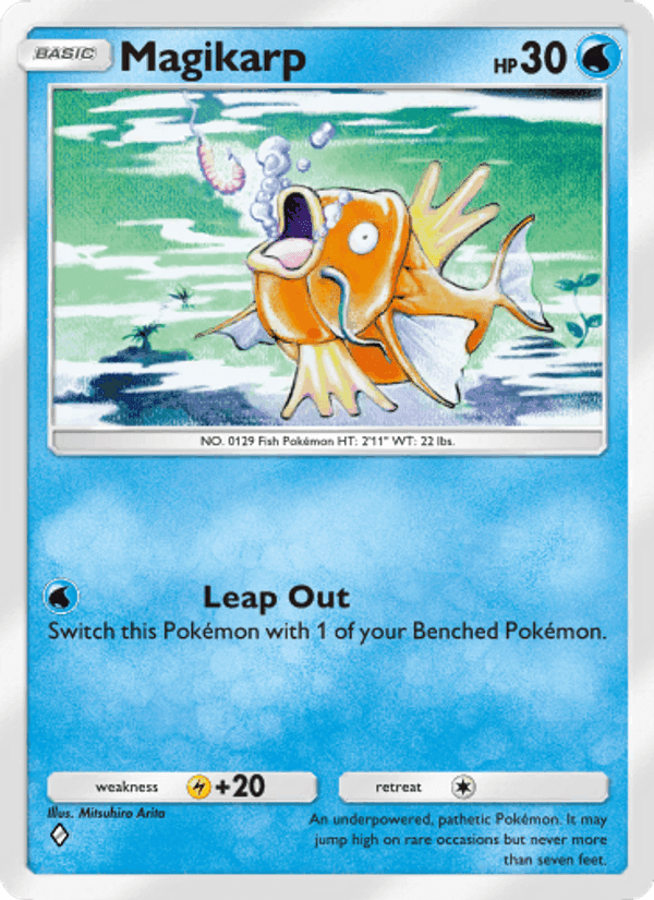 Carta Pokémon Magikarp 017