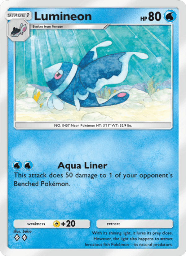 Carta Pokémon Lumineon 021