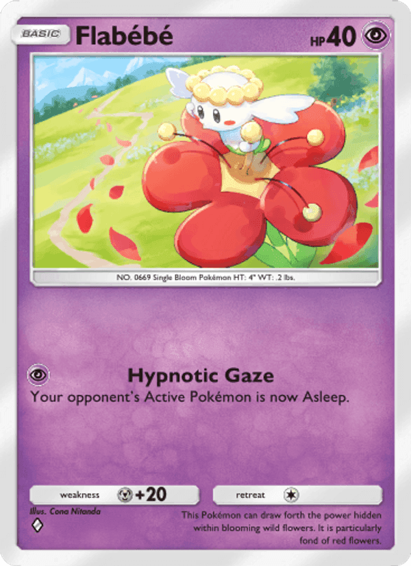Carta Pokémon Flabébé 036