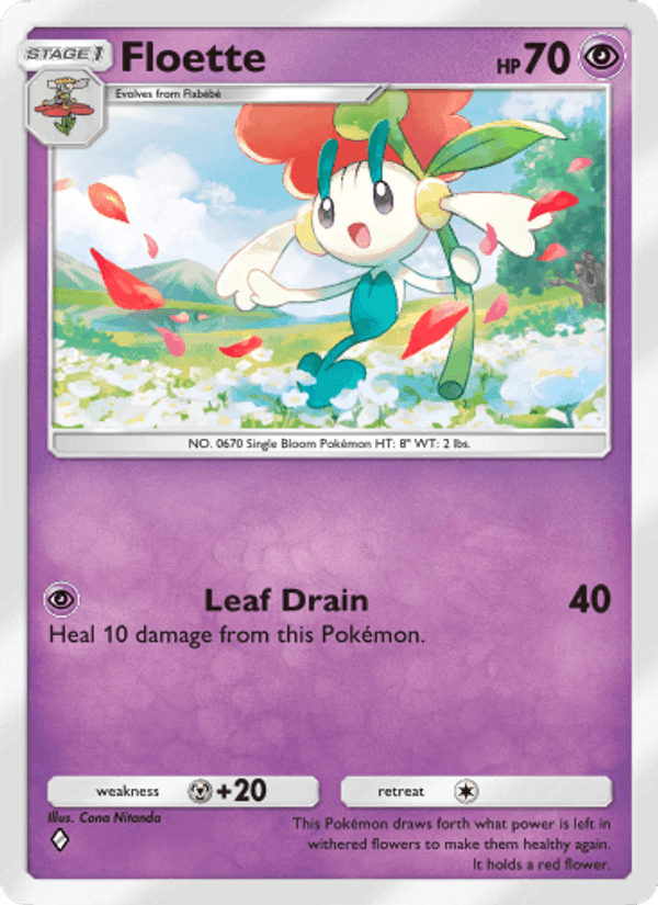 Carta Pokémon Floette 037 de A1a