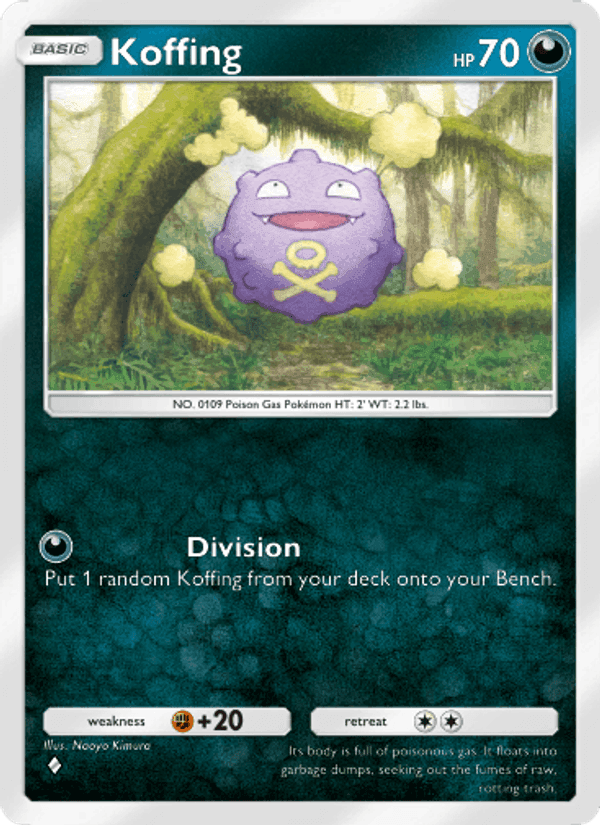 Carta Pokémon Koffing 049