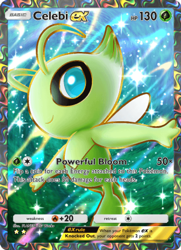 Carta Pokémon Celebi ex 075