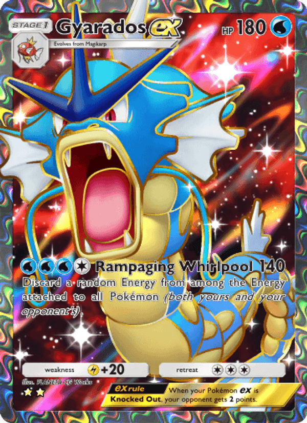 Carta Pokémon Gyarados ex 076