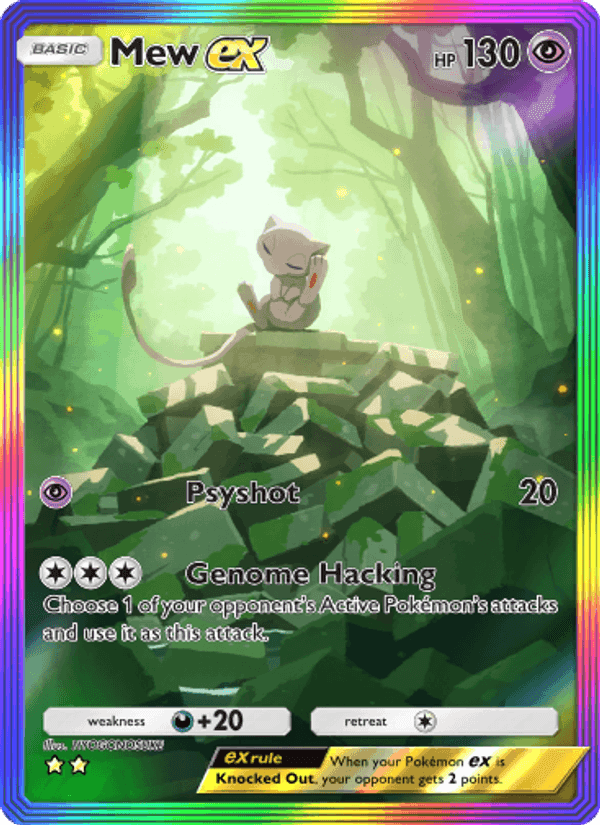 Carta Pokémon Mew ex 083