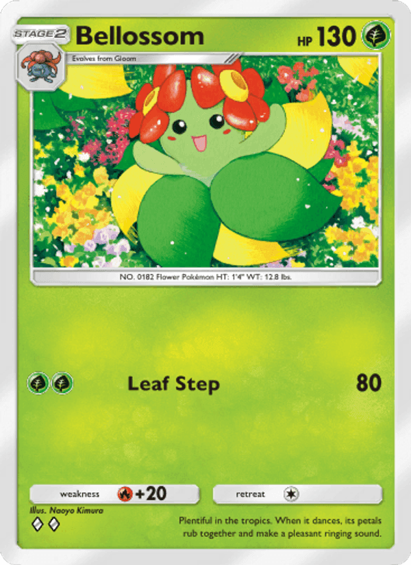 Carta Pokémon Bellossom 003