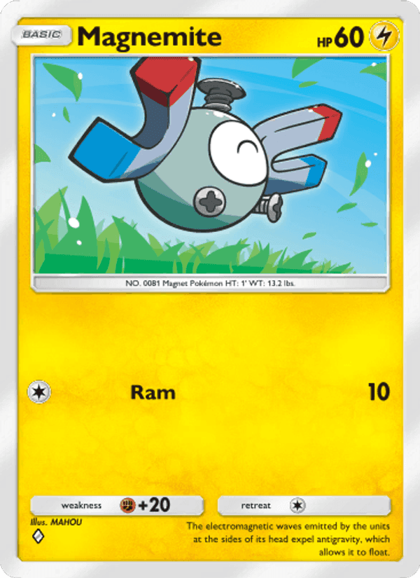 Carta Pokémon Magnemite 051
