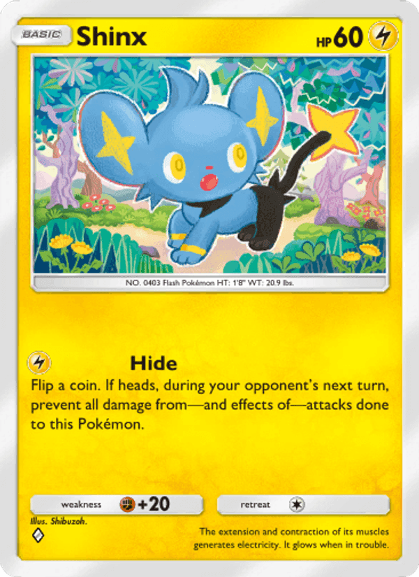 Carta Pokémon Shinx 058