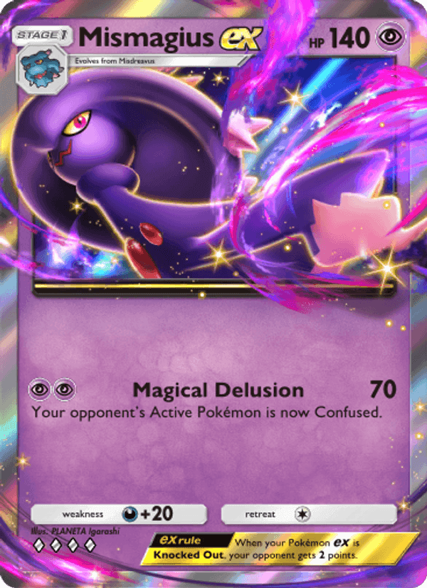 Carta Pokémon Mismagius ex 067