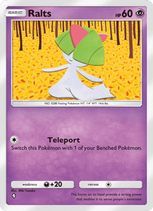 Carta Pokémon Ralts 068