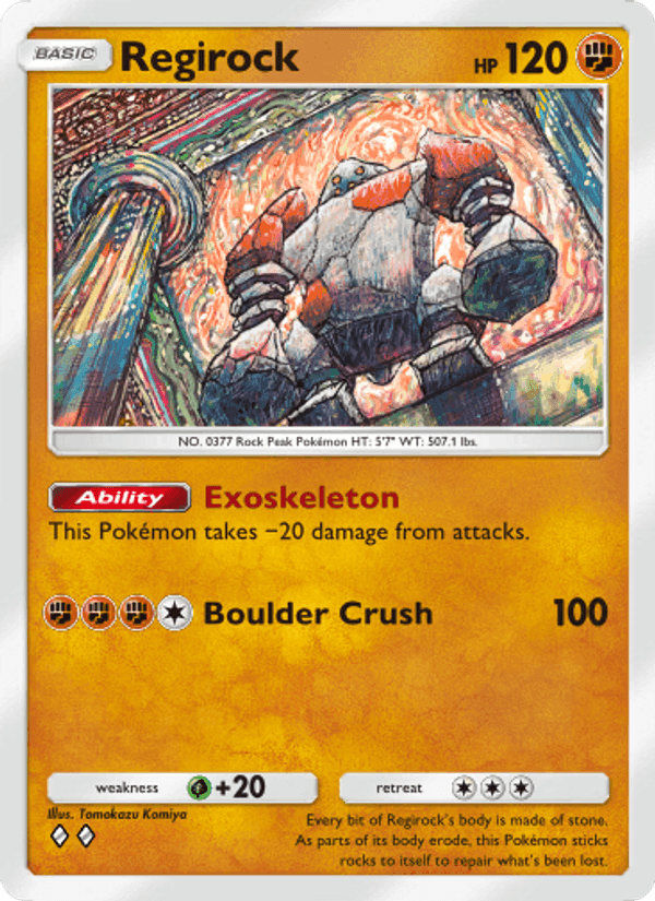 Carta Pokémon Regirock 087