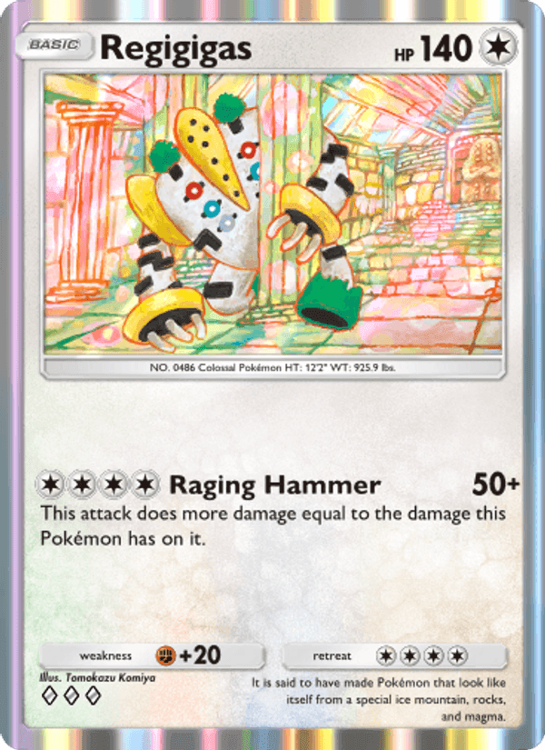 Carta Pokémon Regigigas 143