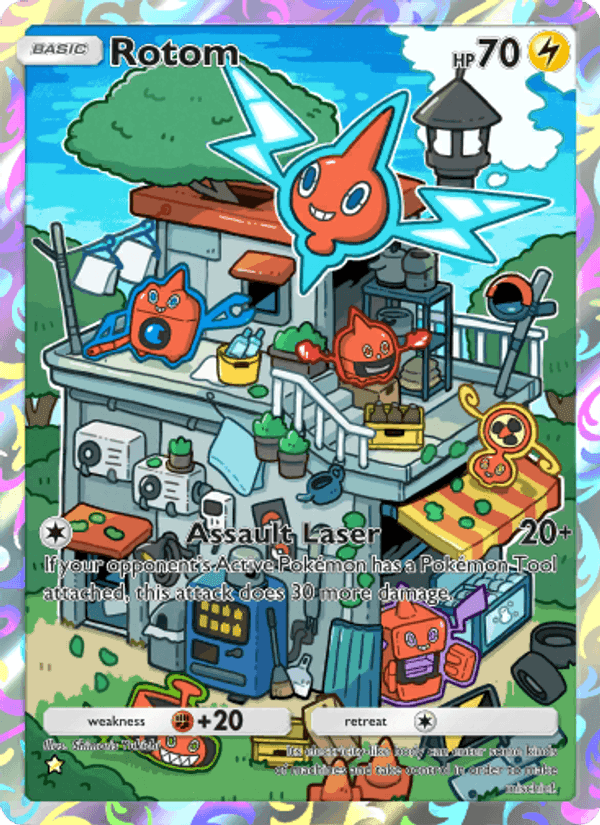 Carta Pokémon Rotom 164