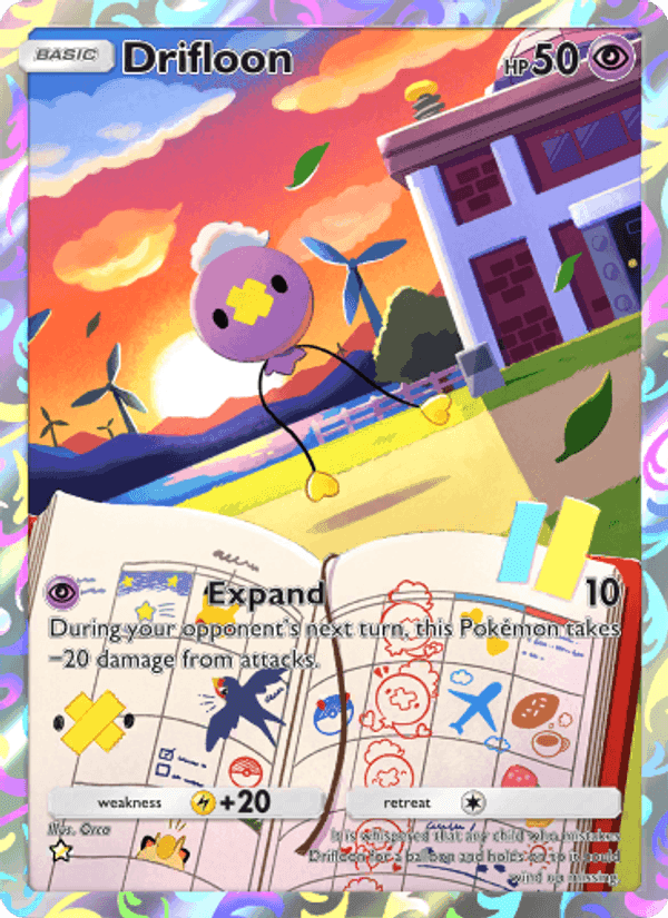 Carta Pokémon Drifloon 165 de A2
