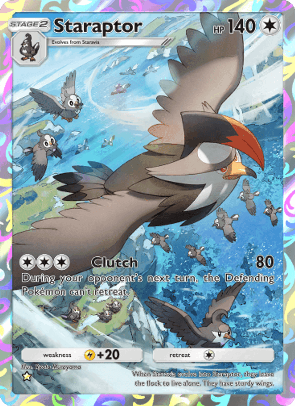 Carta Pokémon Staraptor 176