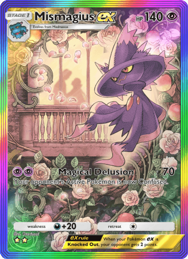 Carta Pokémon Mismagius ex 199