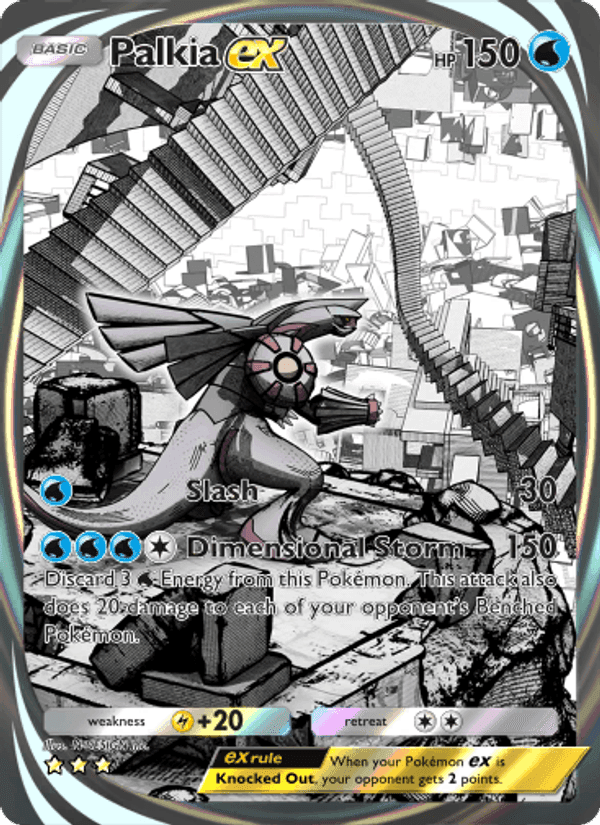 Carta Pokémon Palkia ex 204