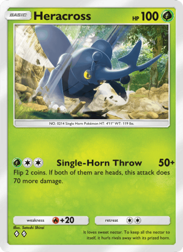 Carta Pokémon Heracross 001