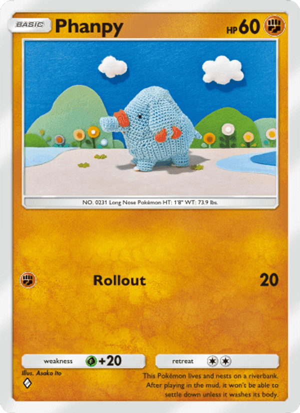 Carta Pokémon Phanpy 037