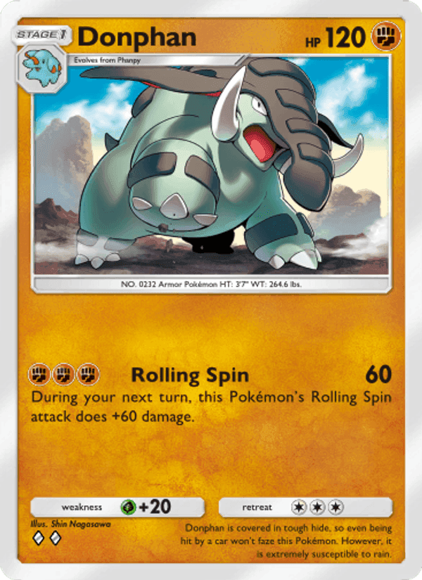 Carta Pokémon Donphan 038