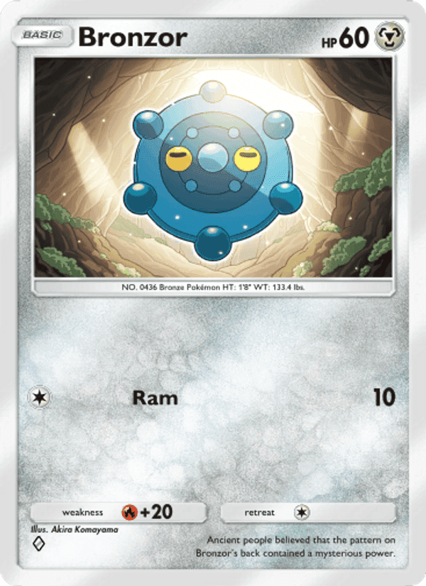 Carta Pokémon Bronzor 058