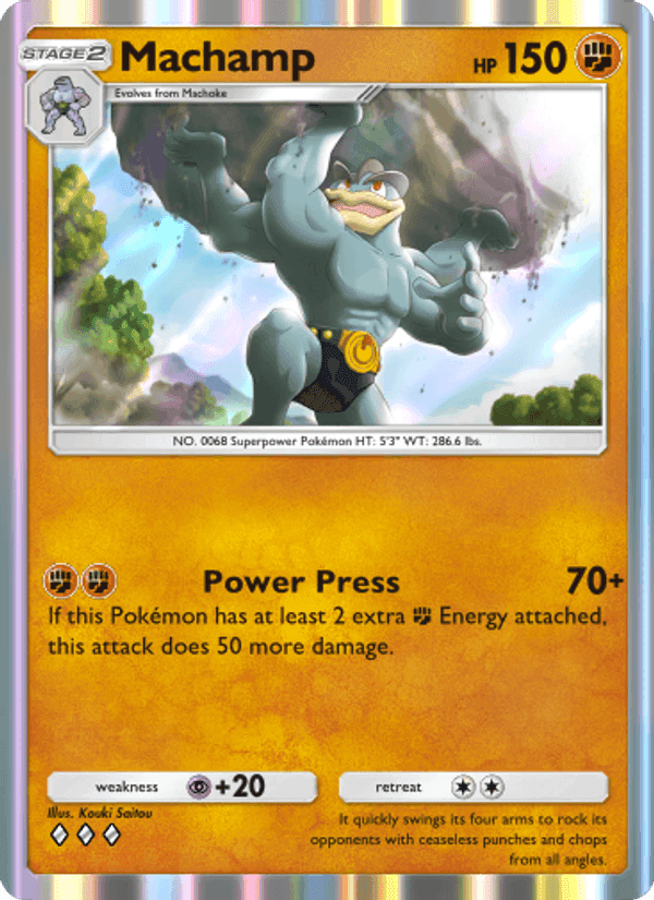 Carta Pokémon Machamp 039