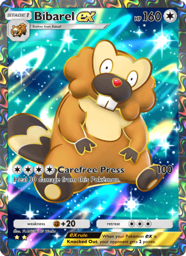 Carta Pokémon Bibarel ex 087