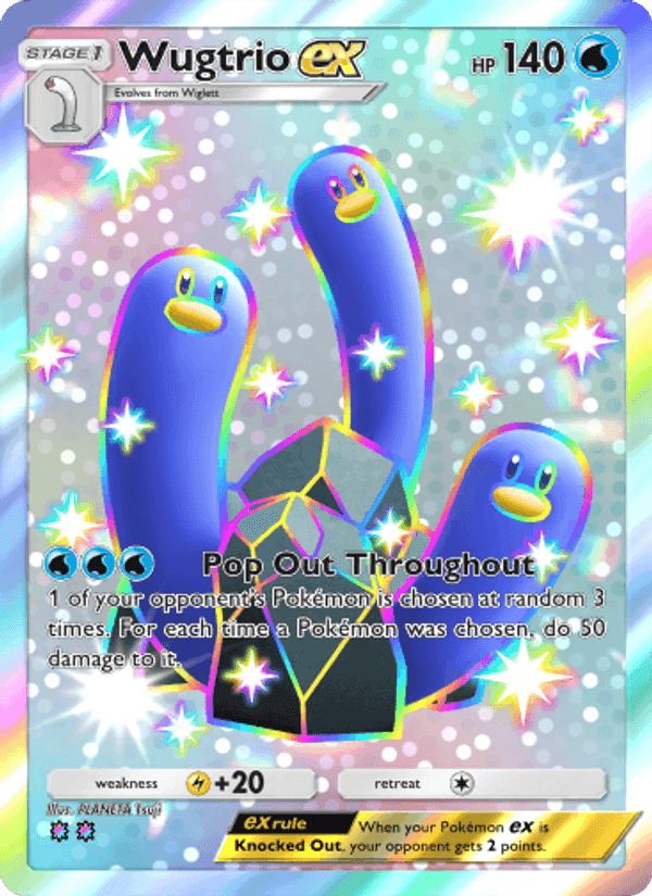 Carta Pokémon Wugtrio ex 109