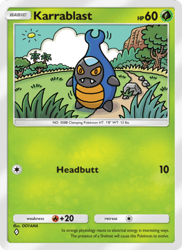 Carta Pokémon Karrablast 006