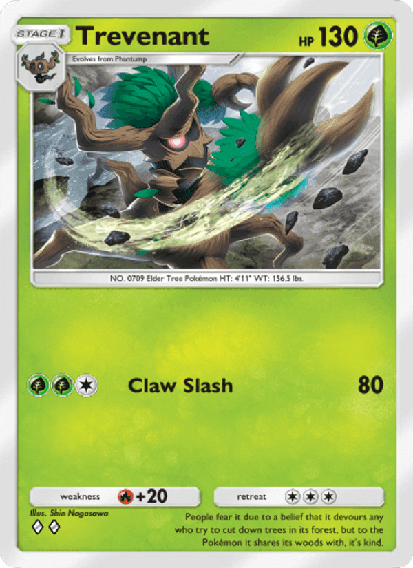 Carta Pokémon Trevenant 008