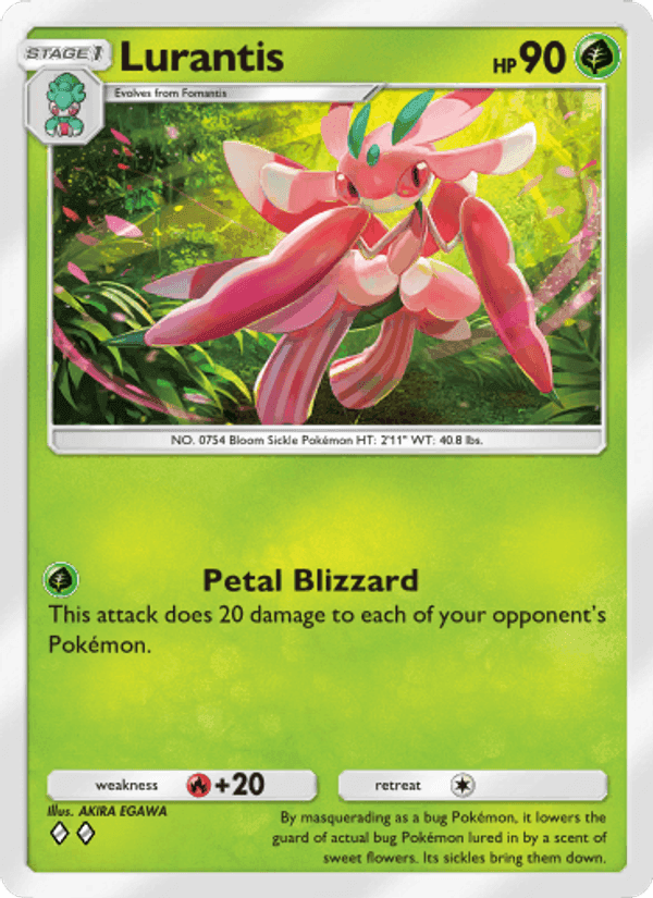 Carta Pokémon Lurantis 015